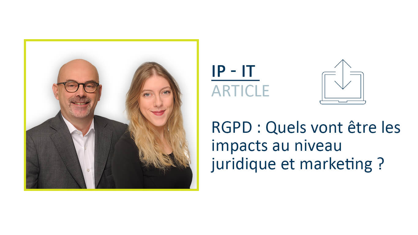 RGPD Quels vont être les impacts au niveau juridique et marketing EB ML