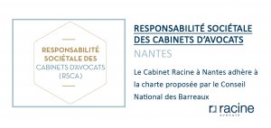 Responsabilité Sociétale des Cabinets d’Avocats Nantes