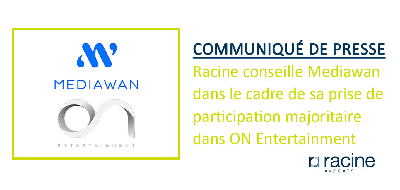 Communiqué de presse- Mediawan pour ON Entertainment