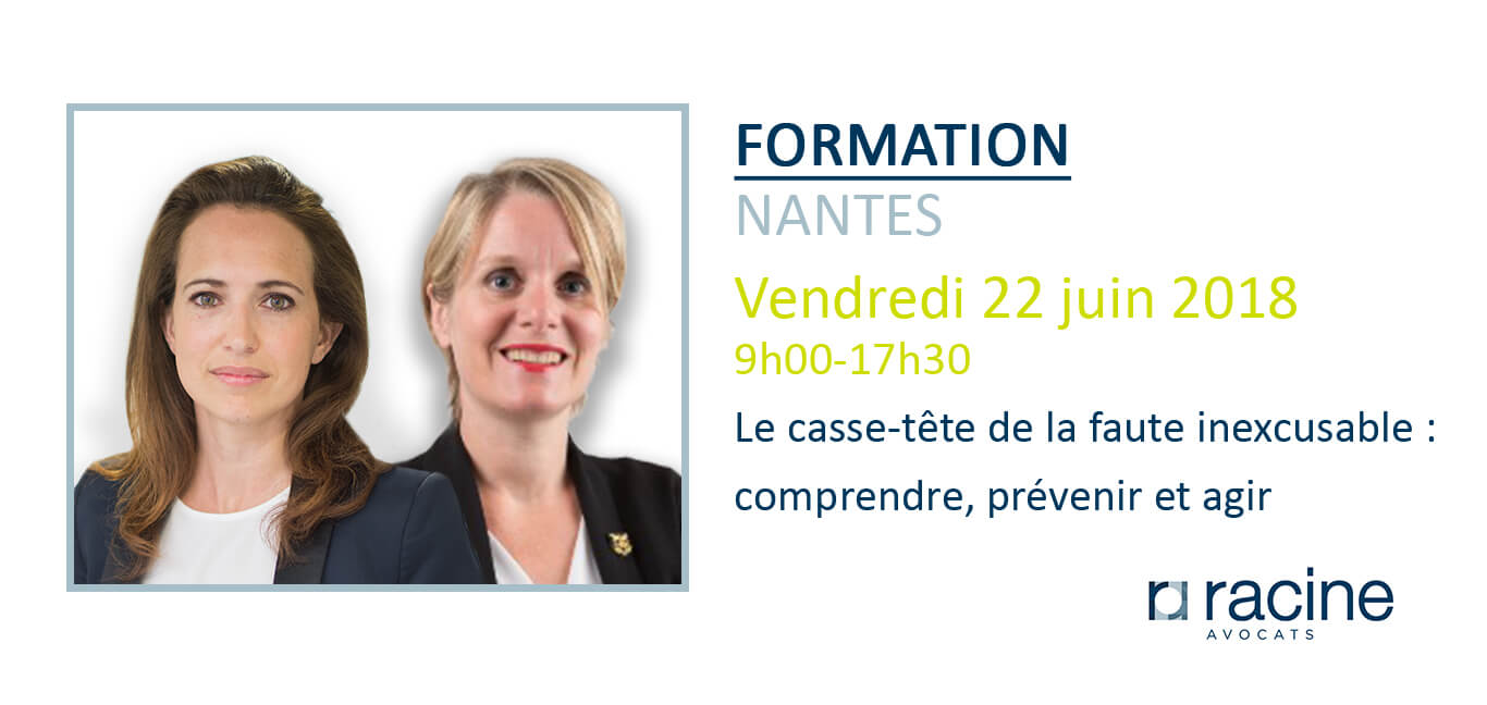 Formation Nantes - faute inexcusable